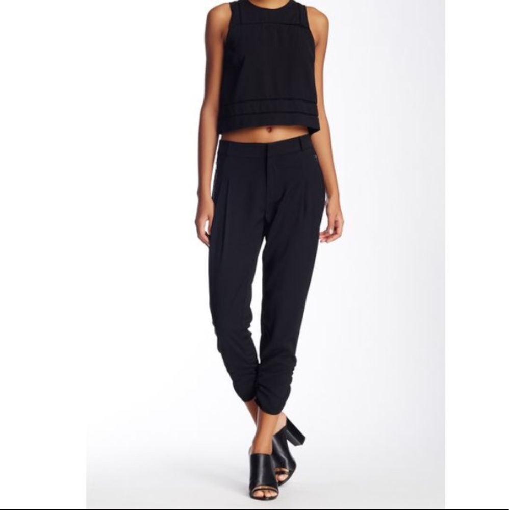 Parker NWOT Ruched Ankle Pants